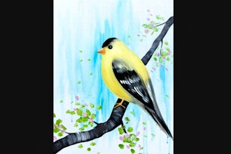 Paint Nite: Chubby Spring Bird